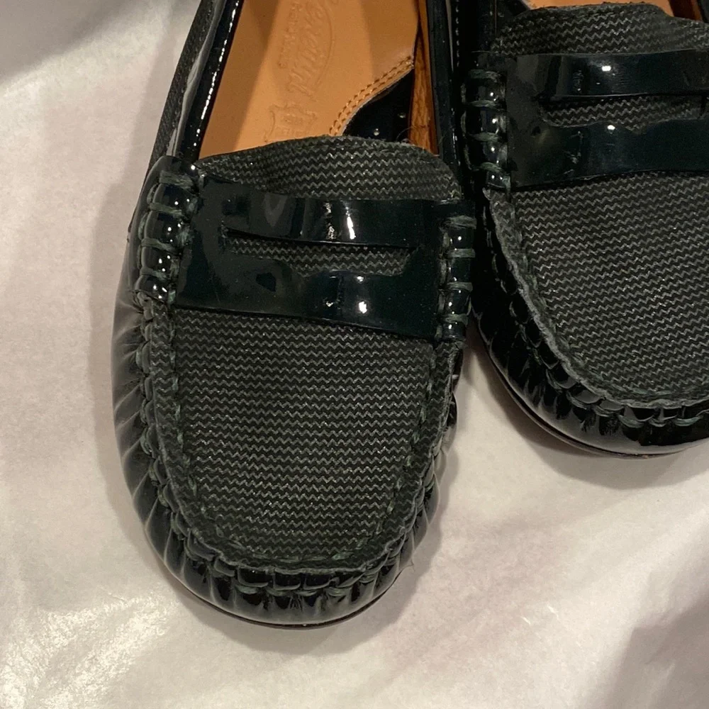 Venettini Black Girls Moccasin Loafers